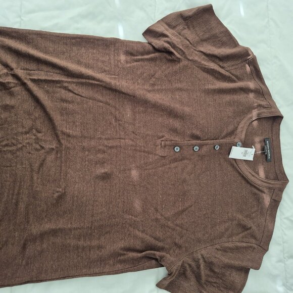 Henley Banana Republic NEW Short Sleeve - Picture 2 of 3